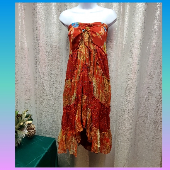 Strapless Hi-Lo Sundress - Picture 8 of 12